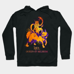 Ruler of the Underworld - Viking Goddess Hel Hoodie